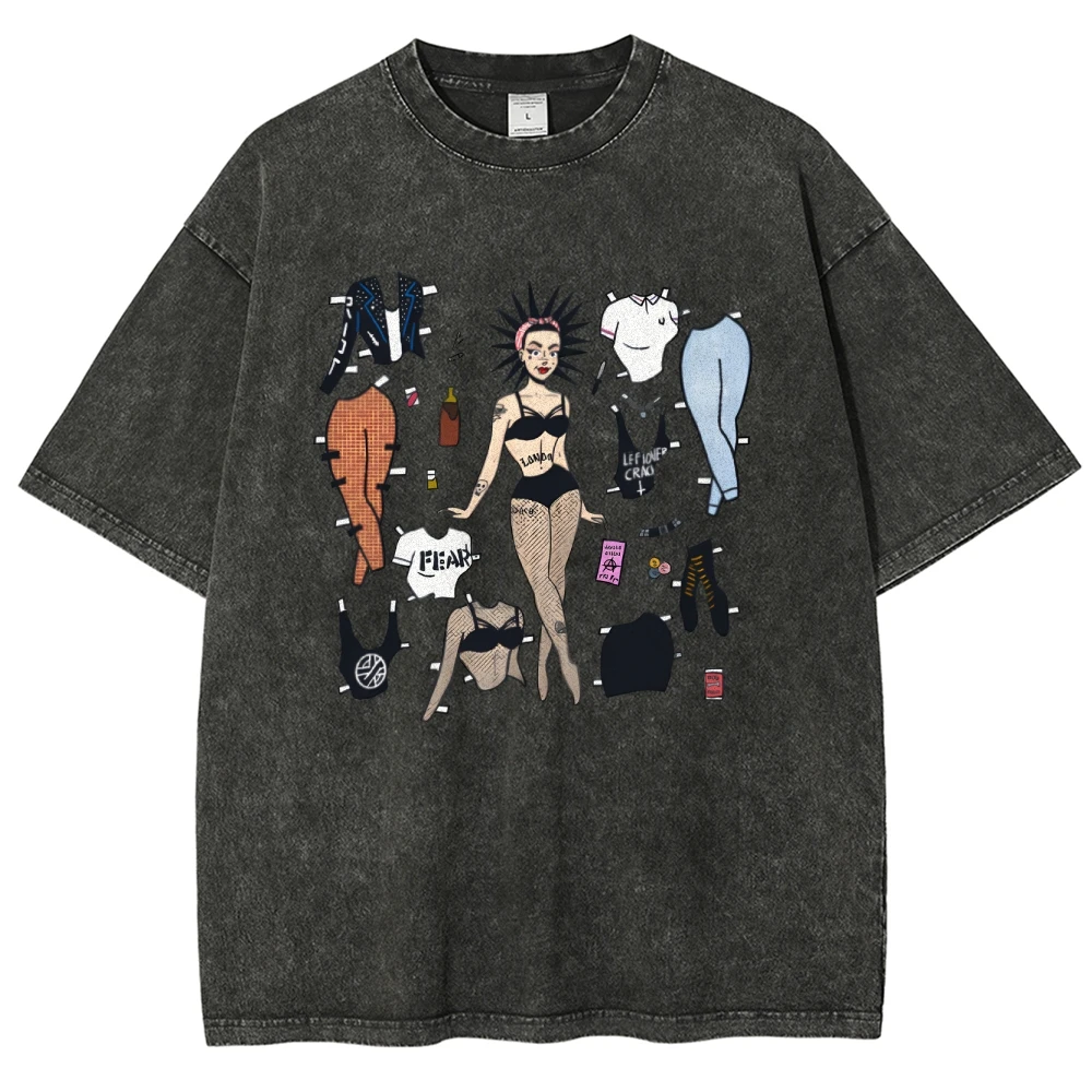 

Customizable Y2K Graphic T-Shirts: Unisex Oversized Cotton Tees with CuteCore Patterns - 100% Washed for Summer