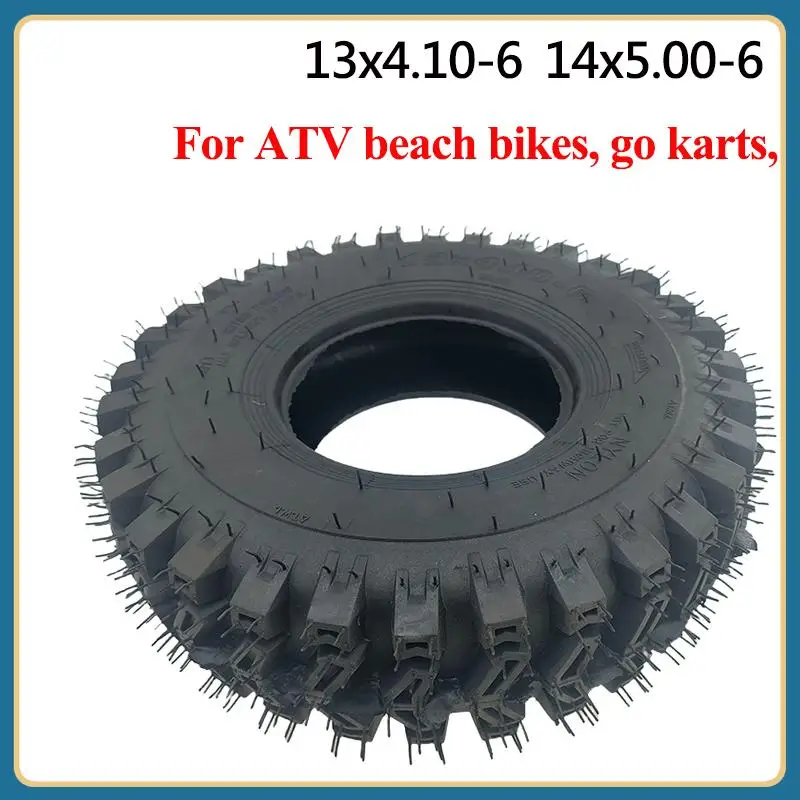 Front rear tires 14x5.00-6 13x4.10-6 for ATV four-wheel off-road karting, three wheel four-wheel vehicle tire replacement
