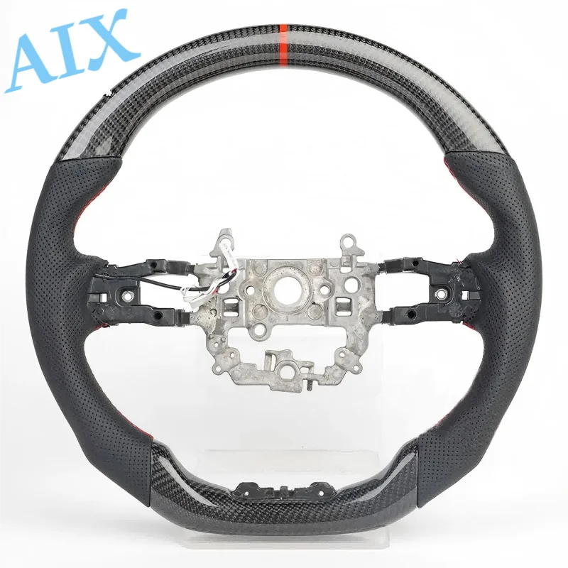 

US Warehouse Real Carbon Fiber Steering Wheel for Honda Civic Type R Gen 11th Steering Wheel 2022-2024 Steering Wheels