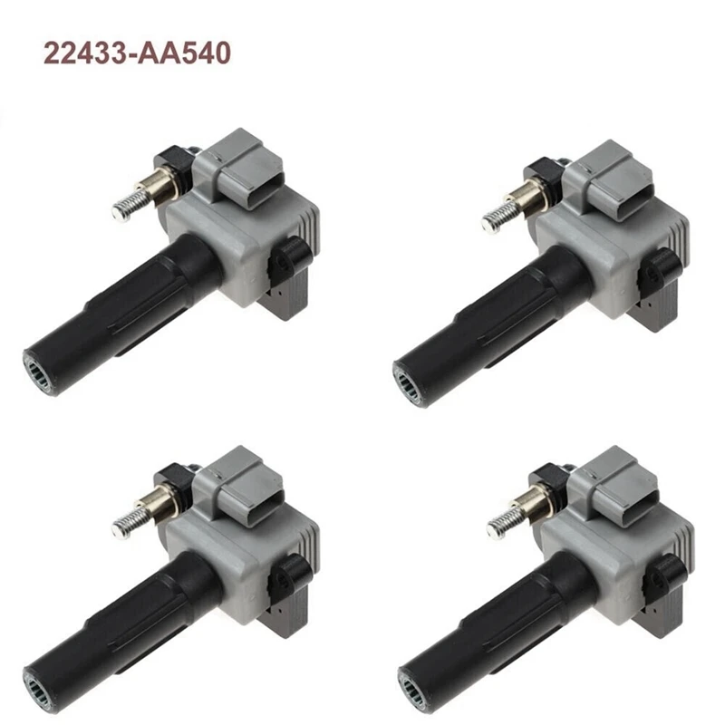 4PCS Ignition Coil For Subaru EXIGA Impreza Forester Outback Legacy Baja 1.5 2.0 2.5 2004-14 Parts 22433-AA540 22433-AA640