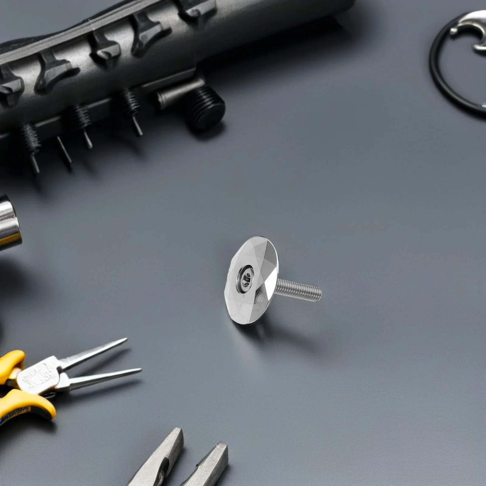 1pcs Bicycle Headset Top Cap Aluminum Alloy Cover For Road Mountain Bike Dust Protection Compatible With Various Models Headset