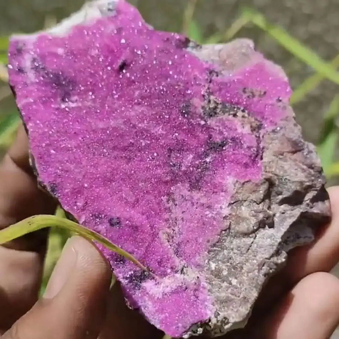 Natural Stone Cobalto Calcite, Rough Crystal Specimen, Pink Stone Decoration, Feng Shui, Home Treatment