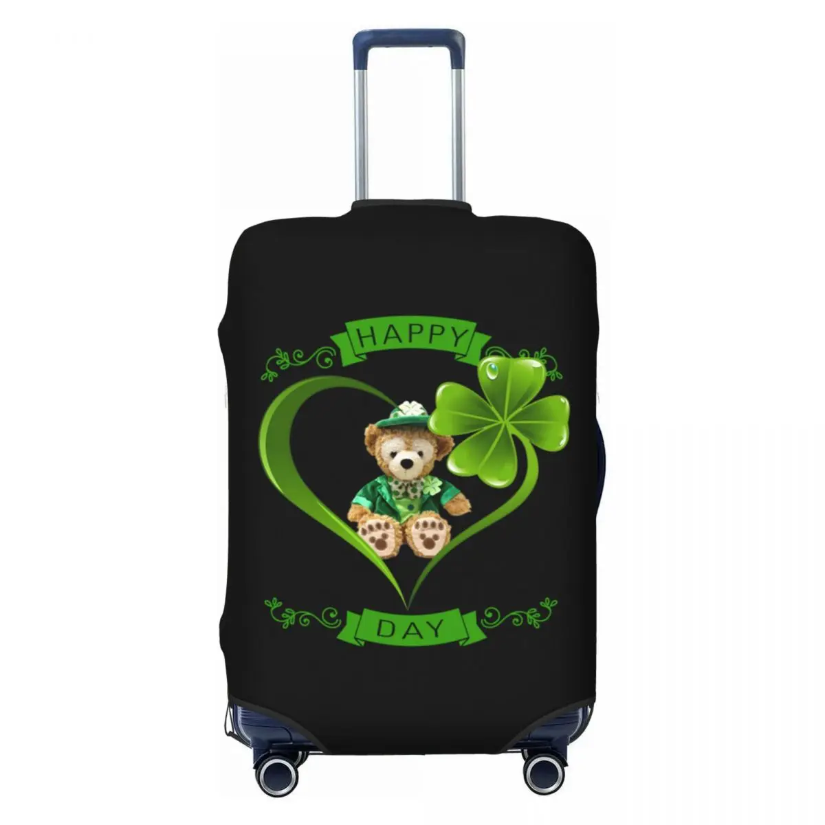 

Модный защитный чехол для багажа ко Дню Святого Патрика, пылезащитный чехол для дорожного чемодана