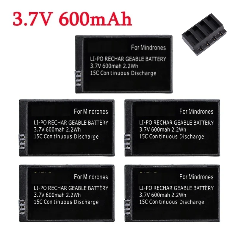 For Parrot Rolling Spider Jumping Sumo Mambo Swing Mini Drone 3.7V 600mAh Rechargeable Battery Quadcopter Spare Replacement Pack