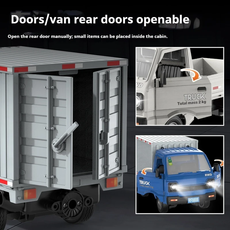 KF21 1:16 RC 류저우 트럭 모델 리모컨 드리프트 카 현실적인 디자인 전기 장난감 소년 어린이 성인용 선물