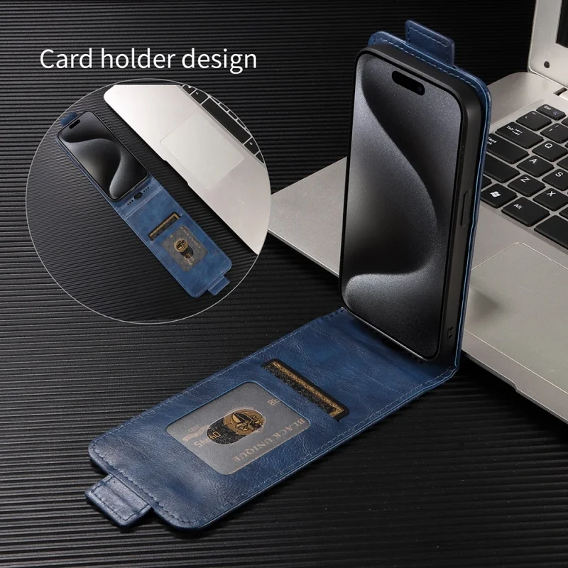 حافظة هاتف بمحفظة جلدية عتيقة لهاتف Vivo V60 Lite 4G/5G مع إطار صور لأعلى ولأسفل لحماية النمط