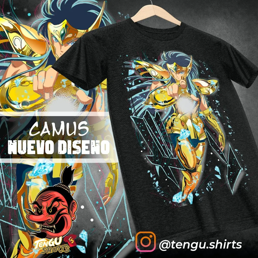 Kurogane Ikki T-shirt Saint Seiy,knights of the zodiac,manga,anime,shun,shiryu