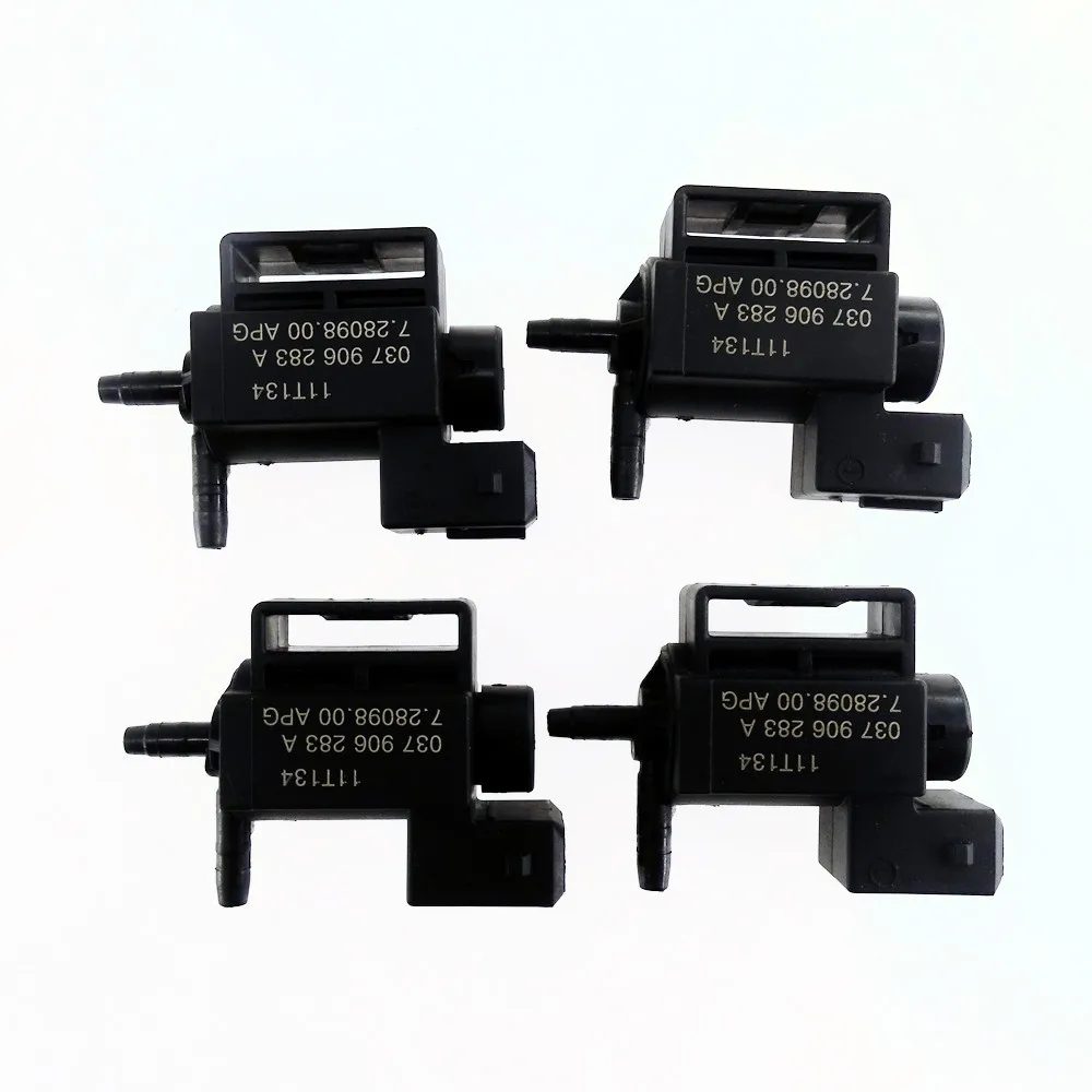 

4Pcs Turbocharged Exhaust Control Solenoid Valve for VW Golf Passat Jetta Audi A4 Seat Ibiza Skoda Octavia 037906283 037906283A