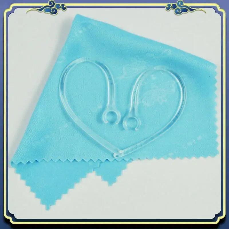 Picture 3: Portable 8 Small Clear Good Quality Earhooks - Wireless Bluetooth Headset Ear Hook Loop Clip Earhook Hooks Loops Clips Earloop