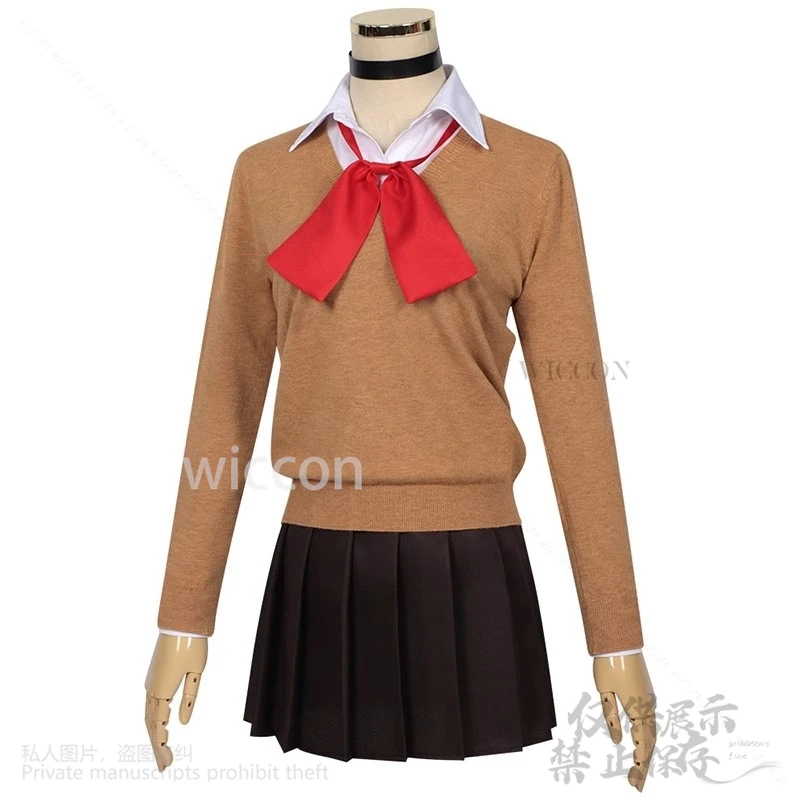 Seksowne anime Dandadan przebranie na karnawał JK mundurek szkolny sukienka Lolita sweter koszula kolczyk Momo Ayase dla dziewczynek boże narodzenie dostosowane