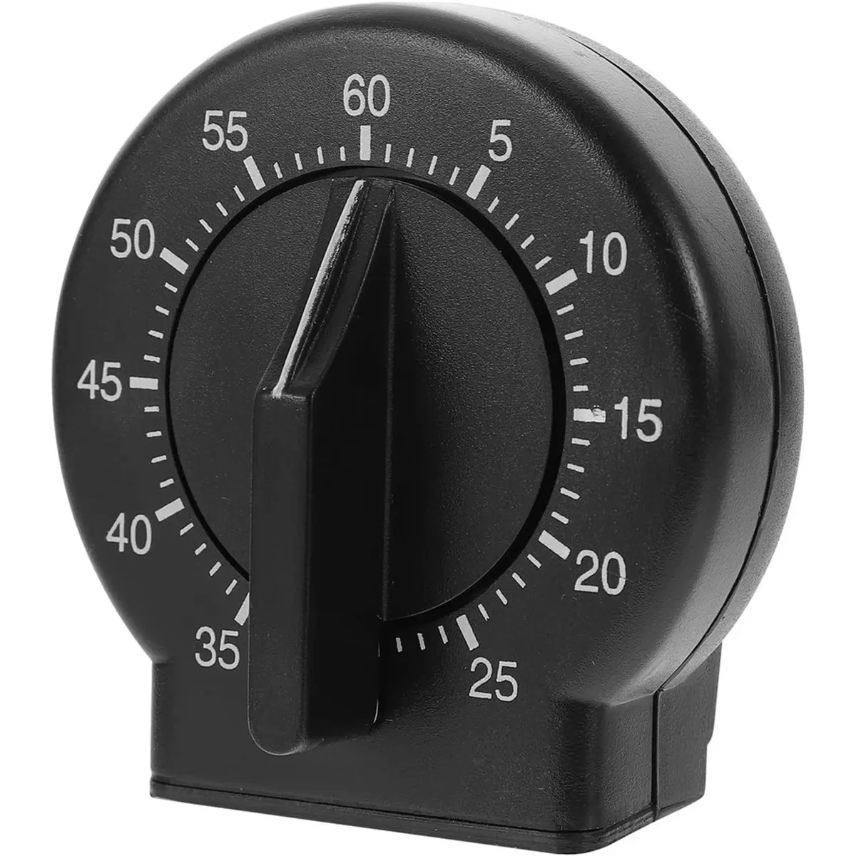 60-Minute Mechanical Kitchen Timer, Black Timer, Precise Cooking and Baking Choice,Wind-Up Timer