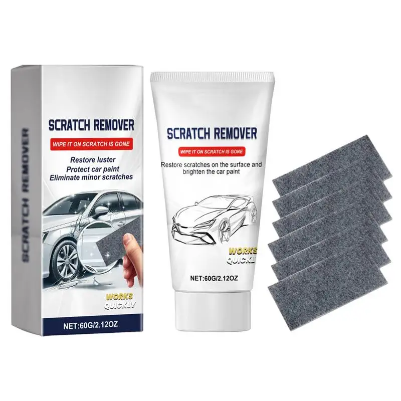 Car Scratch Remover Cloth Nano Clean Cloth Scratch Remover With Repair Paste Cleaning Cloth For Car Paint Scratch Repair