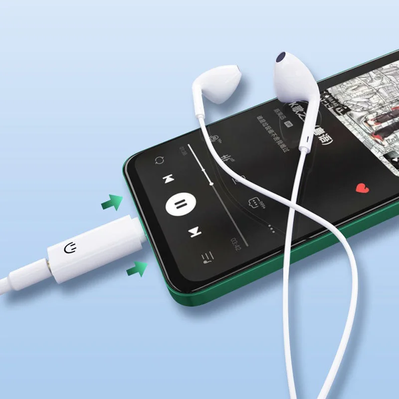 Type c To 3.5mm Earphone Adapter 3.5 Jack USB C Audio Converter for iPhone 15 Samsung USB C to 3.5mm Headphone Connector image 4