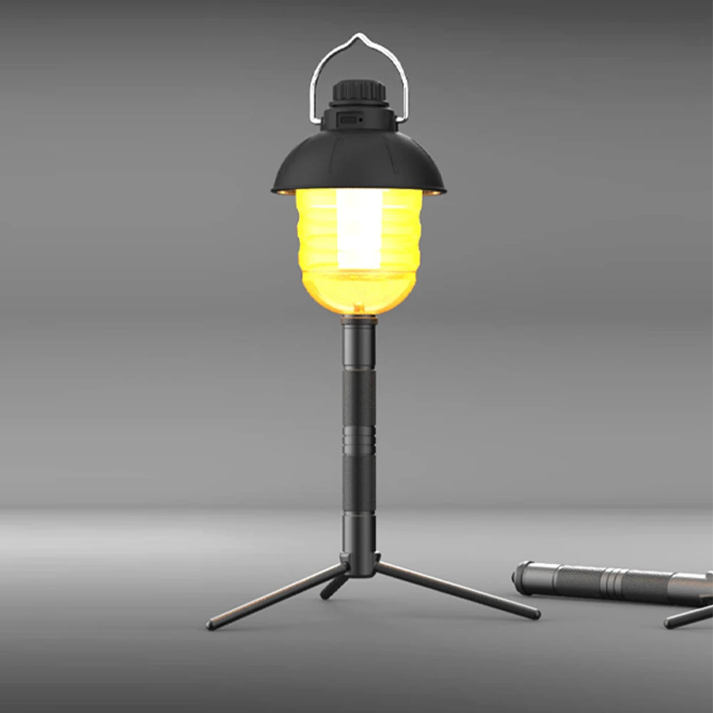 

1pcs Foldable Outdoor Lamp Stand Multifunctional Camping Tripod Lightweight Holder For Picnic Portable Bracket High Strength