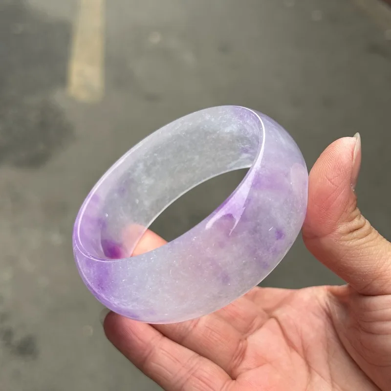 

Элегантный браслет с фиолетовым цветком из высококачественного хрусталя для женщин