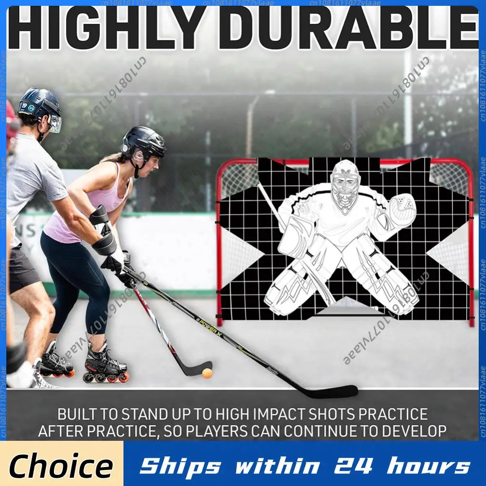 

Hockey Goalie Shooting Target Hockey Goal Practice Target Street Hockey Net Training Target for Practicing Shooting Accuracy
