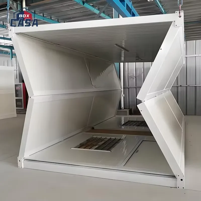 Folding 20ft Mobile Container House for Steel Sandwich Panel for Construction Site/Office