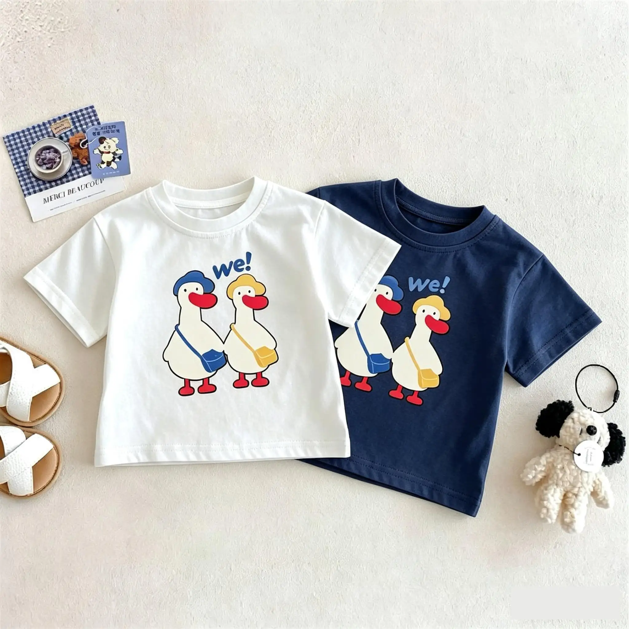 T-shirts For Boys Clothes Summer Short Sleeve Tops Printed Cartoon Cotton Casual Kids Tees Children Clothing Fashion T Shirt