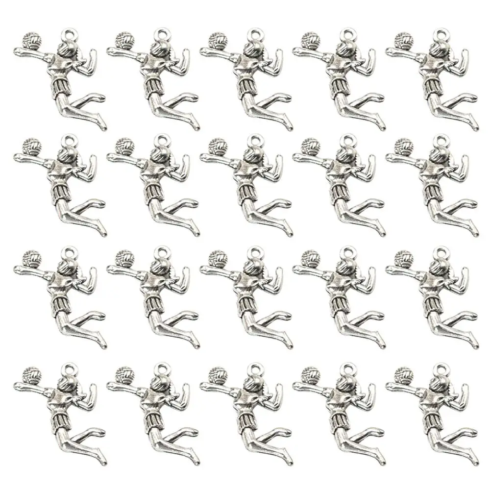 

20pcs Volleyball Alloy Charms Pendant for Jewelry Making Pendants DIY Jewelry Making Bracelets Earrings Accessories
