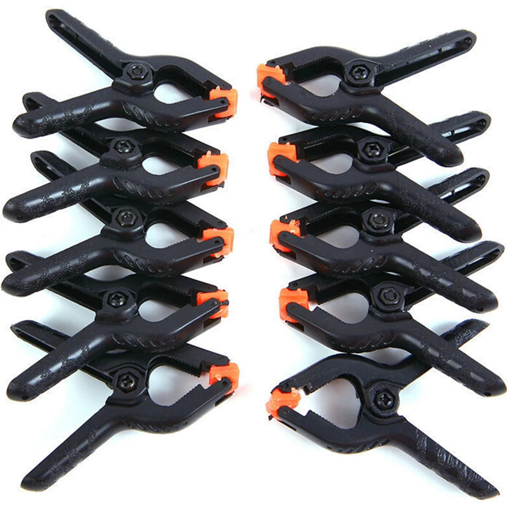 10 Pcs 2inch Spring Clamps DIY Woodworking Tools Plastic Nylon For Clip Photo Studio Background