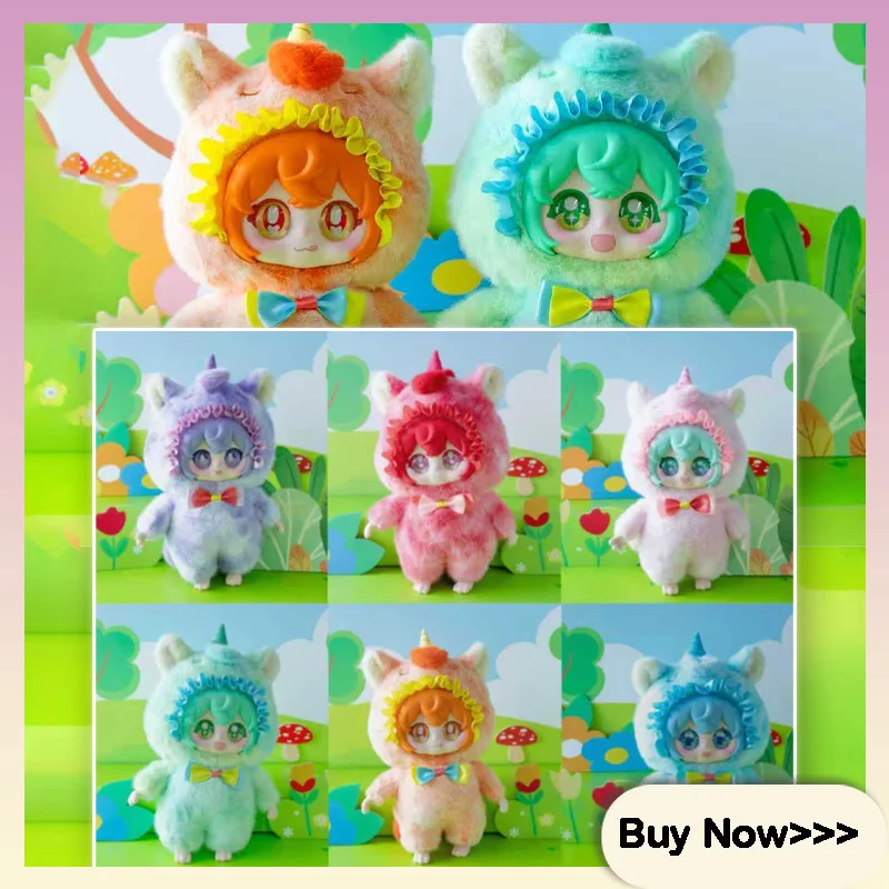 

Xivo Mochii Colorful Unicorn Series Blind Box Furry Companion Sleep Doll Exquisite Bedroom Decoration Surprise Mystery Box Gift
