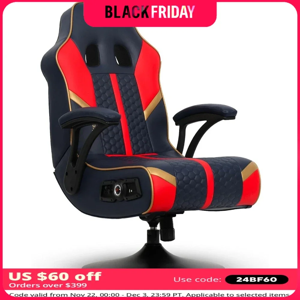 Office Chair with Built in Audio,Features 2 Speakers Mounted Onto The Headrest and A Backrest-mounted Subwoofer, Gaming Chair