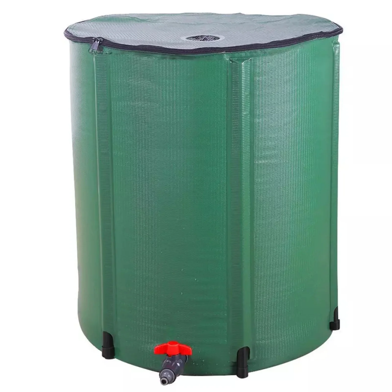 50 gallon rainwater bucket collector foldable water tank with Spigot filter