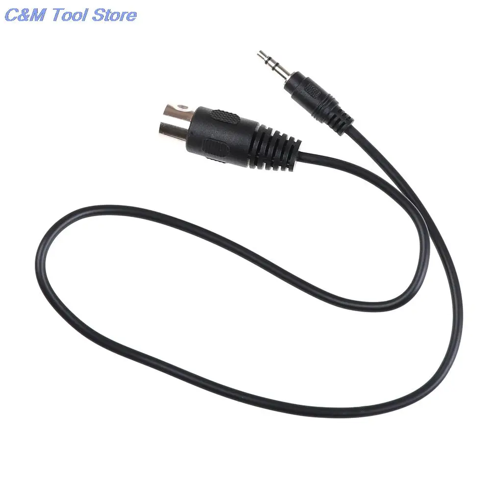 1pc 0.5m DIN 5 Pin Din MIDI Male Plug To 3.5mm Male Stereo Jack Audio Cable 50cm Hot sale