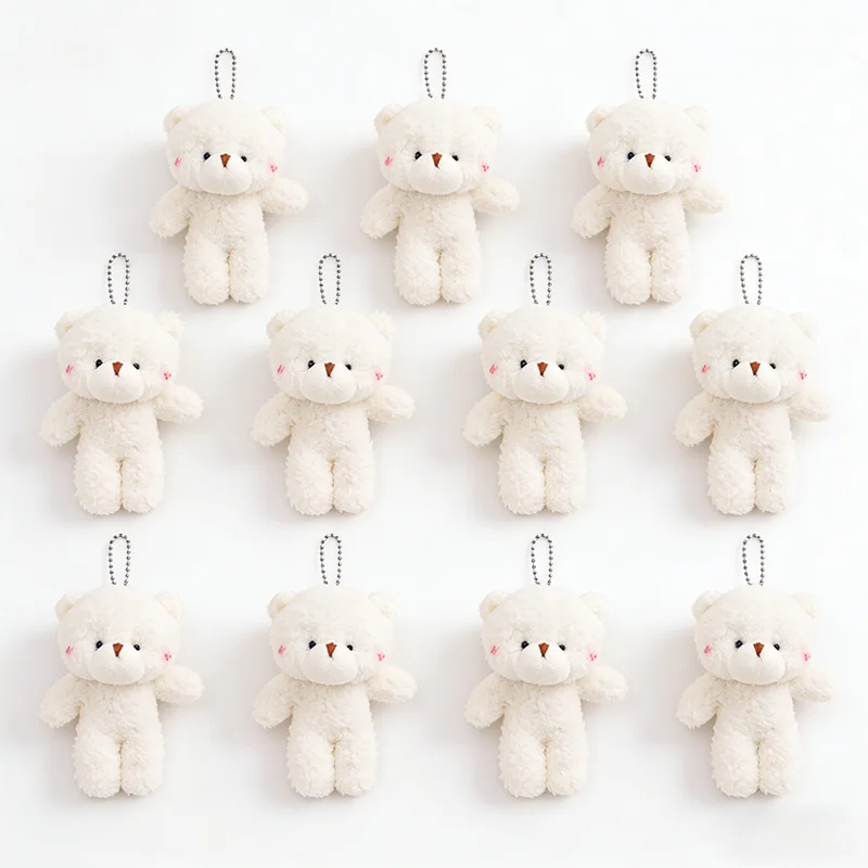 10 Stück Mini Plüschbären Niedliche Tierfiguren Kleine Bären-Puppen Spielzeug Schlüsselanhänger Taschenanhänger Ornament Weiches Stofftier Mädchen Party Geschenk – Detail 6