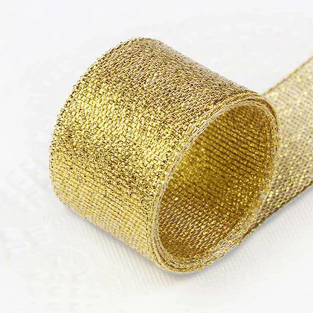 

Gift Box Ribbon 2 Roll Organza Ribbons Crafts Packaging Reusable Long Time Party DIY Flower Wrapping Supplies Handmade Sewing