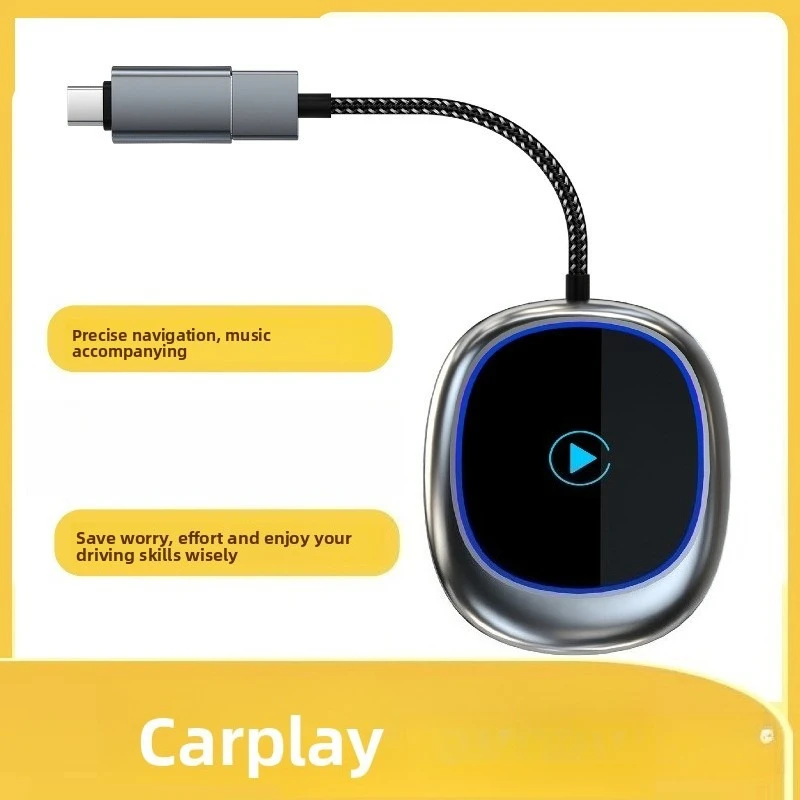 

Проводная к беспроводному Carplay Box Проводная автоматическая к беспроводному авто Android 2-в-1 CarPlay