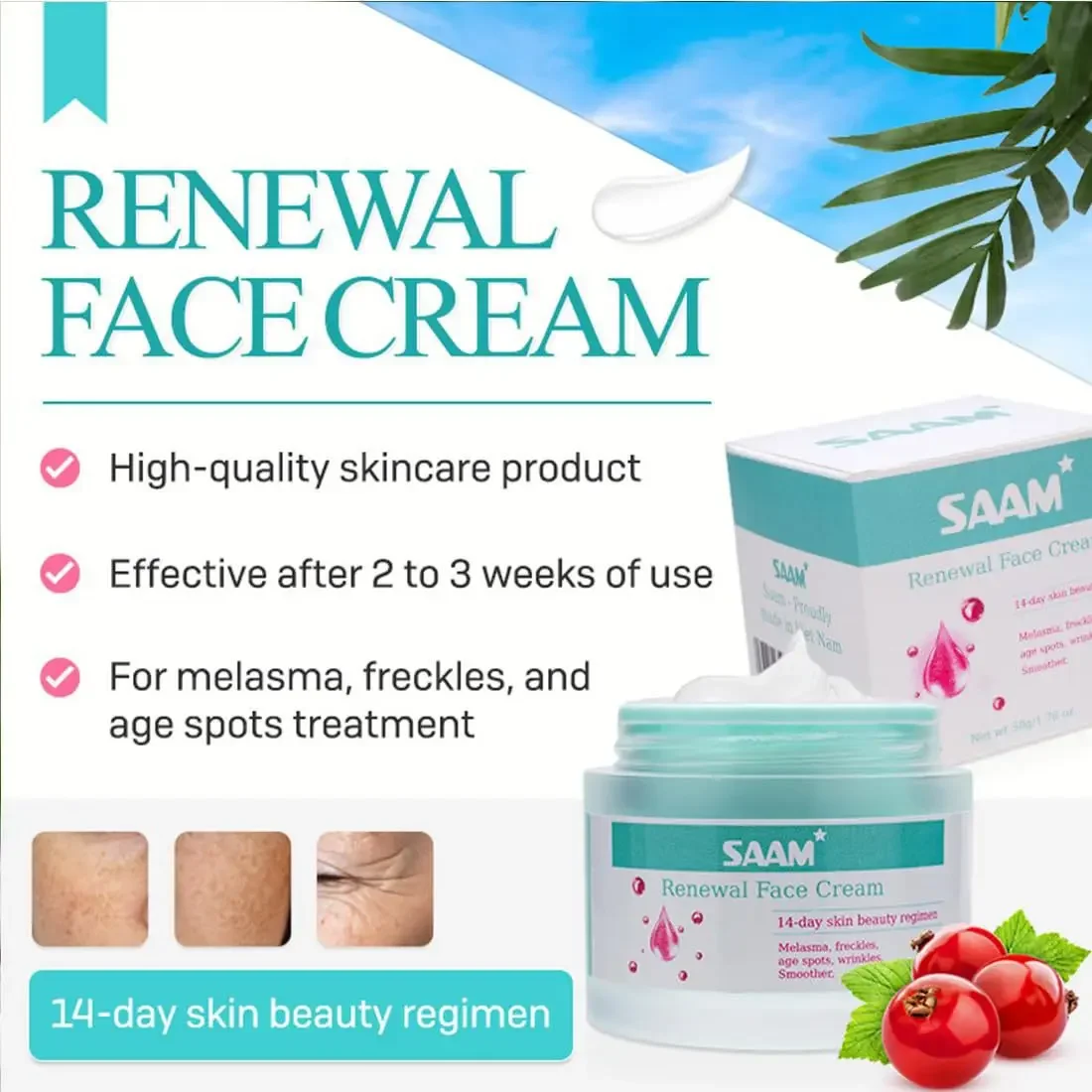 Saam Face Cream，Saam Renewal