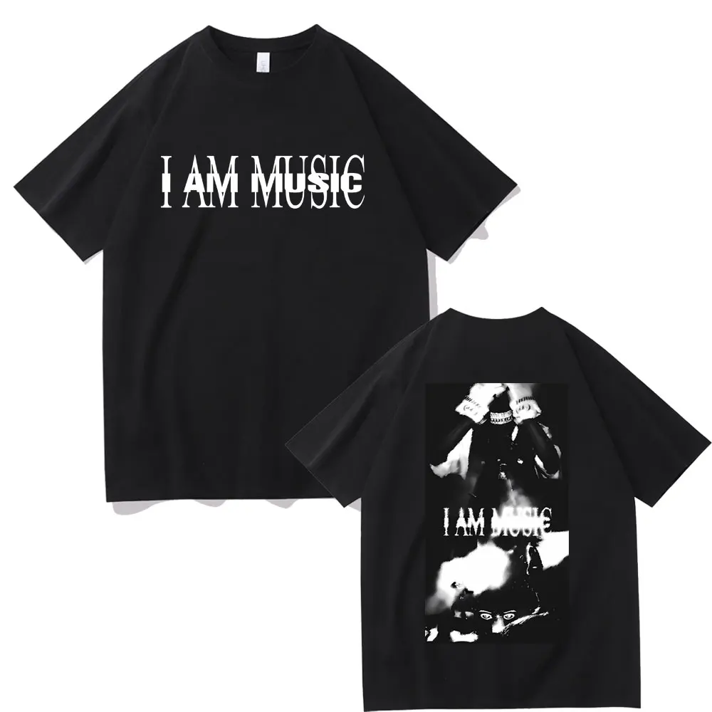 

Rapper Playboi Carti I Am Music New Album Double Sided Print T-shirt Male Opium Merch Tshirt Men Women Hip Hop Vintage T-shirts