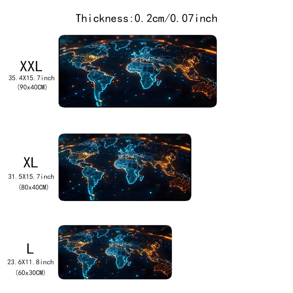 

Mouse Pad Oversized lock edge mouse pad for gaming computer keyboard and desk