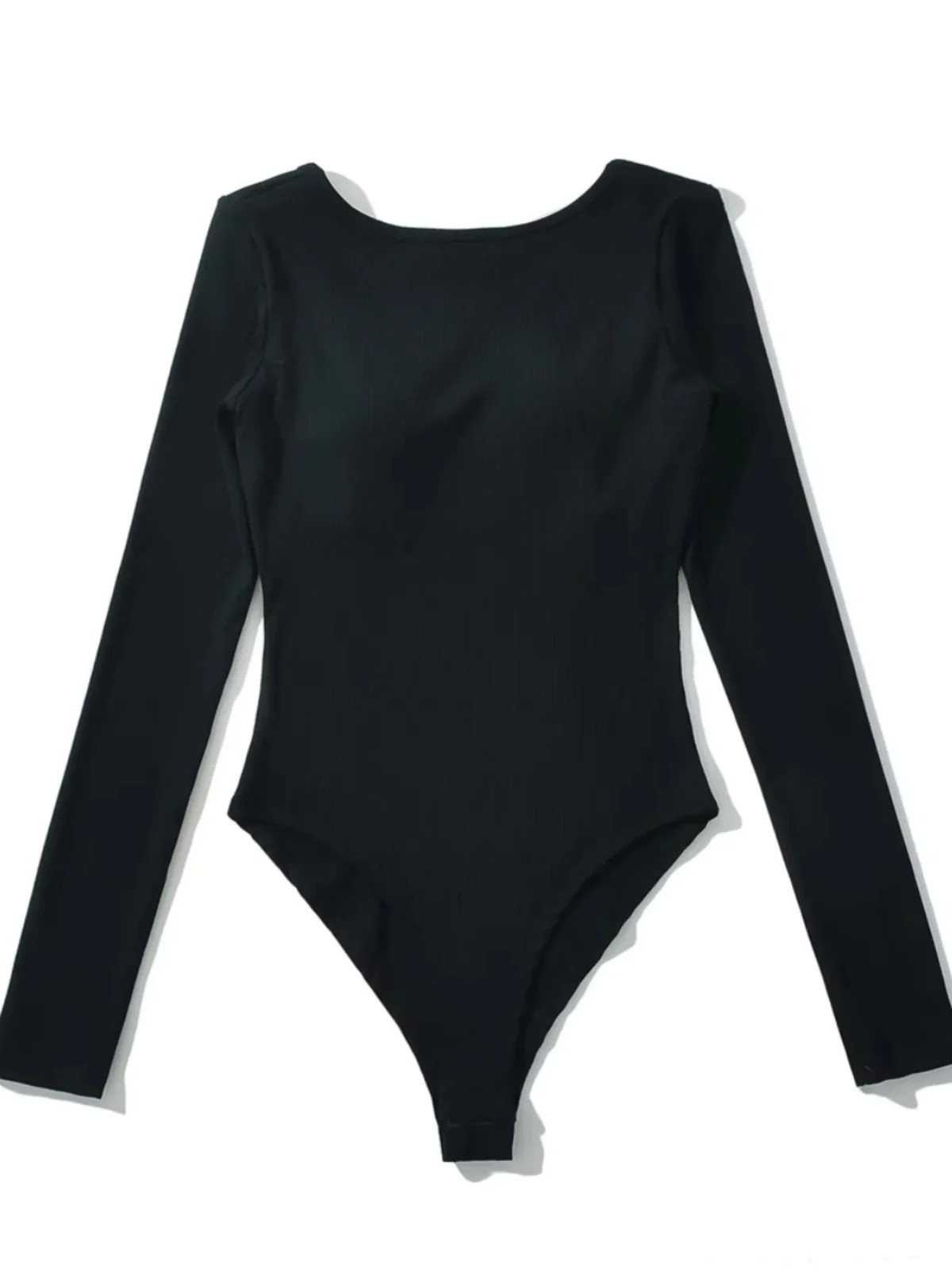 

Сексуальный облегающий комбинезон-боди для женщин на весну-осень с подкладкой для груди и завышенной талией