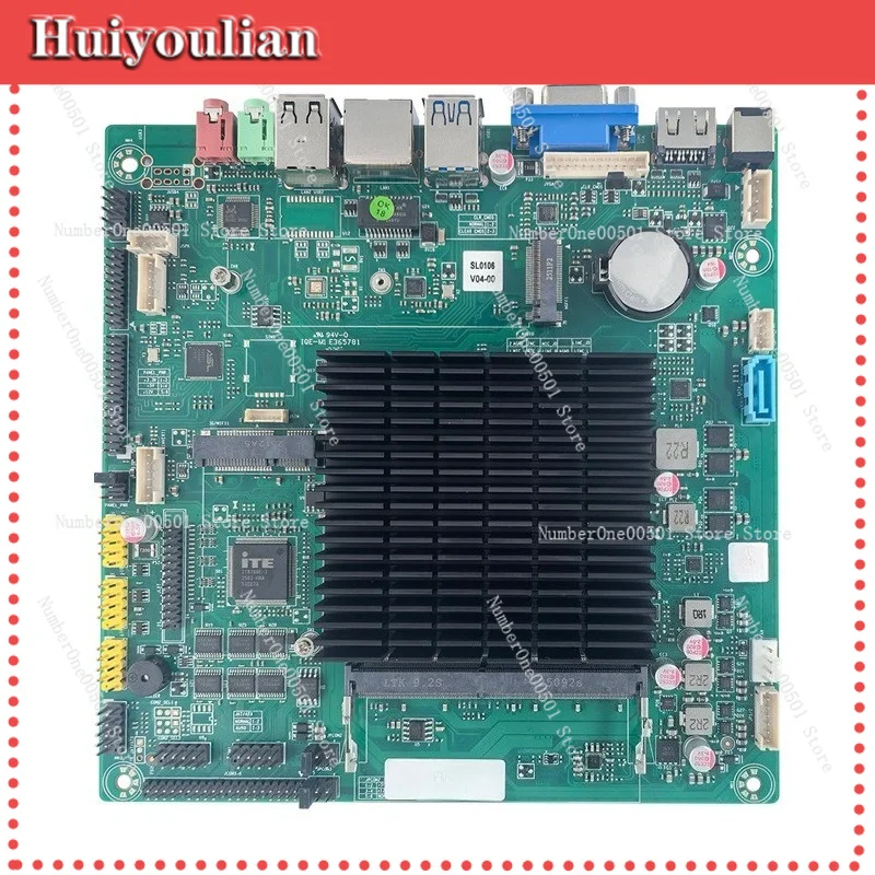 N5095 Industrial Single Board Computer Dual EDP LVDS Display For POS Kiosk Digital Signage -011