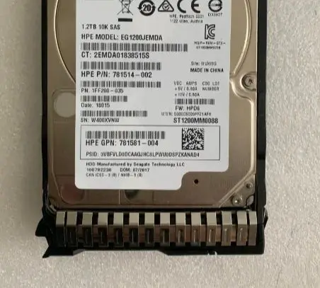 For 872479-B21 872737-001 1.2T 10K 12G SAS 2.5 G9 G10 hard disk