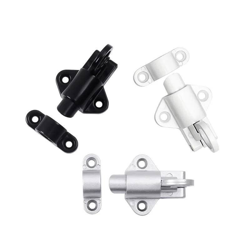 Broche automatique à ressort en alliage d'aluminium, 1 pièce, porte coulissante et fenêtre, fermeture automatique, boucle de verrouillage de fenêtre à battants