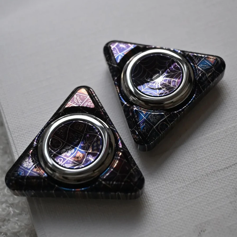 Blacktopworks EDC Addiction ST دمشق ثلاث أوراق سبينر أدوات تخفيف القلق فيدجيت سبينر