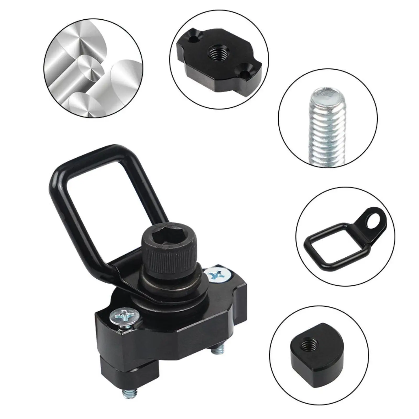 Tie Down Anchor System Alloy D Rings Heavy Duty UTV ATV Bed Cleats Secure Gear for Cfmoto Uforce 625 Work Travel