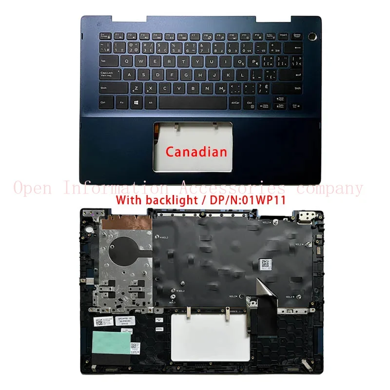 New For Dell Inspiron 5482 5491 2 In 1 ;Replacemen Laptop Accessories Palmrest/Keyboard 01WP11 09VMHF