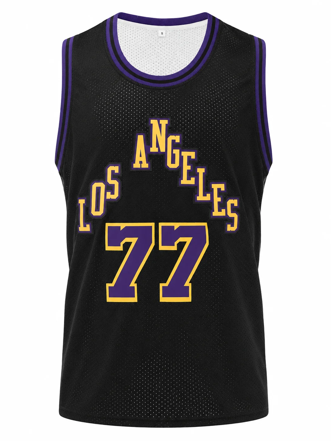 2026 Hot Sale Retro Kobe 24 Jersey Black with Gold & Purple Trim Basketball Fan Commemorative Vest Men and Kids