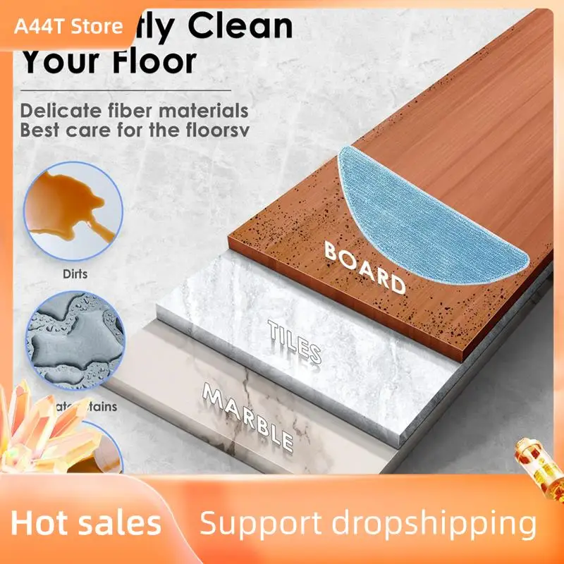 

A44T Side Brush Filter Mop Cloth For ILIFE G9/G9PRO/V9/V9PRO Vacuum Cleaner Accessories