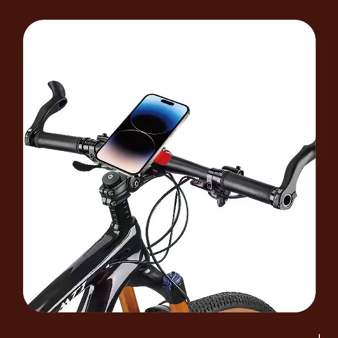 360° Rotation Heavy Duty Handlebar Mount for iPhone Universal Motorcycle Phone Holder Vibration Dampener Shockproof Anti-Shake,