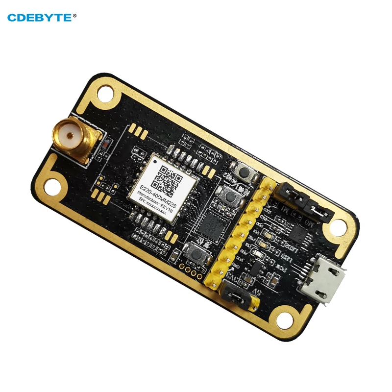 LLCC68 LoRa Module Testing Board CDEBYTE E220-400MBL-02 Pre-soldered E220-400MM22S USB Interface Testing Kit with Antenna