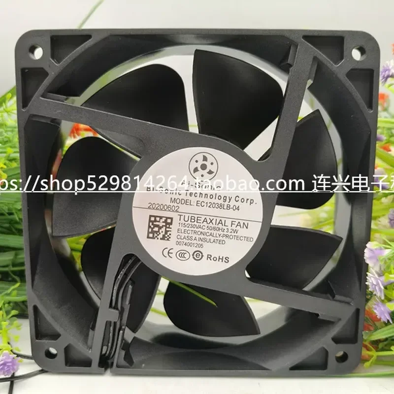 for New Bi-Sonic EC12038LB-04 12038 115/230V 3.2W 12CM Cooling Fan
