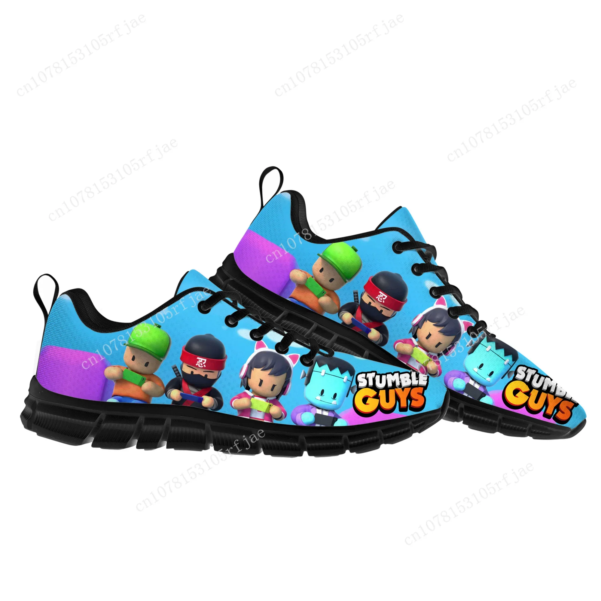 Stumble Guys Sports Shoes Cartoon Game Mens Womens Teenager Children Sneakers Fashion High Quality Sneaker Custom Built Shoes