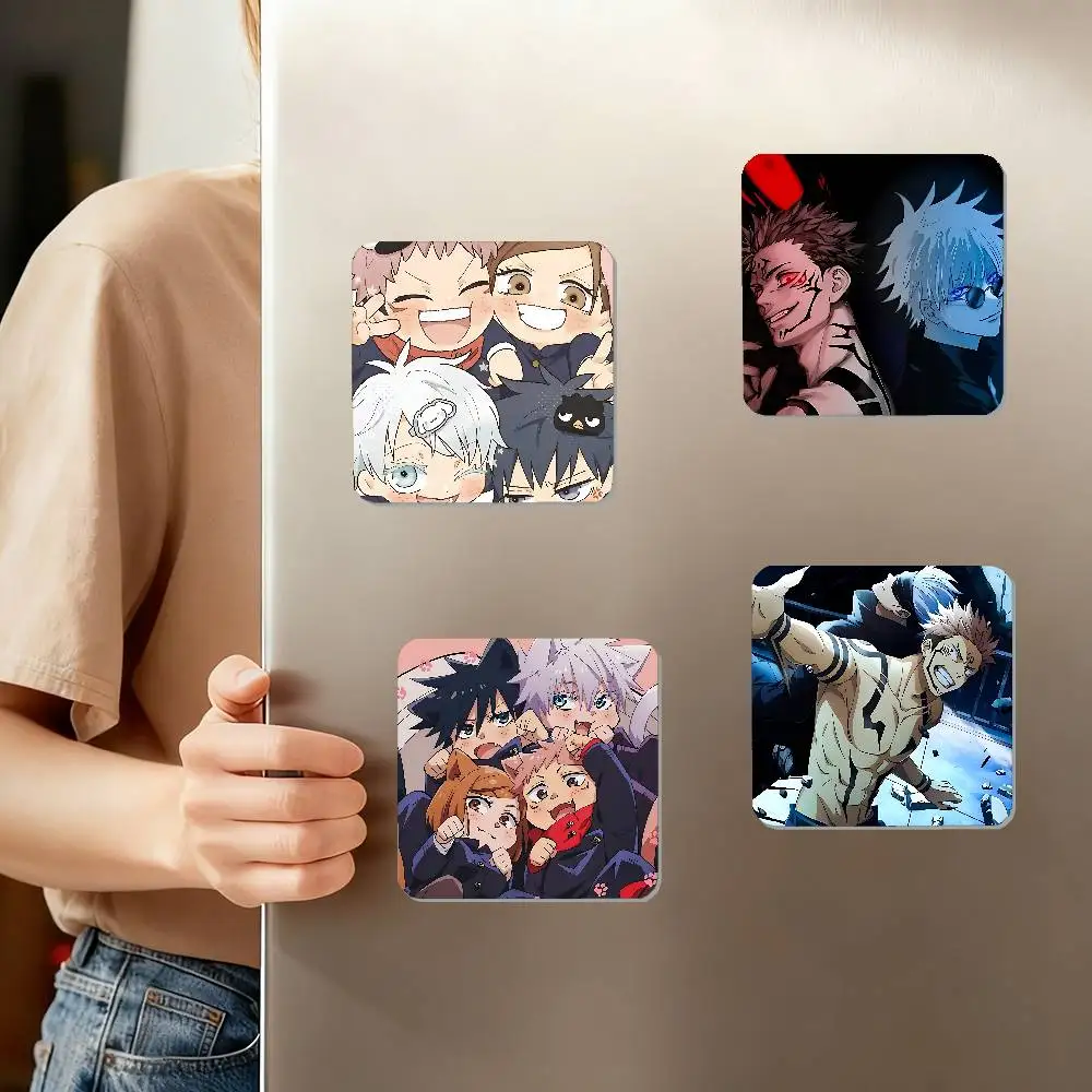 ملصقات مربعة مغناطيسية للثلاجة من IdolJ-jung-k-kooks - يمكن استخدامها لتخصيص ديكور المنزل وهي تذكارات مثالية