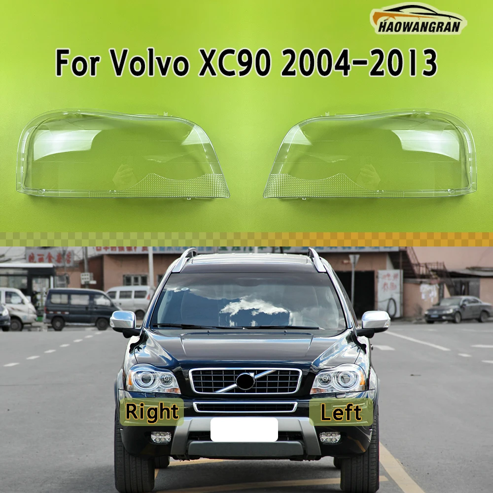 

Headlight Shell Transparent Lampshade Headlamp Cover Lens Plexiglass For Volvo XC90 2004 2005 2006 2007 2008 2009 2010 - 2013