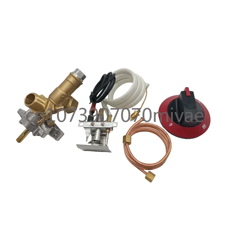 

Gas Stove Valve with Igniter and Knob, Emission Switch, Fire Controller, Safety Pilot Port Kit Tools